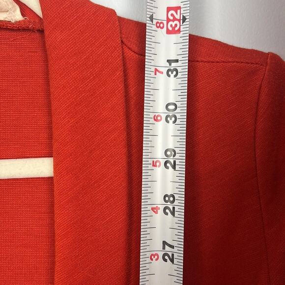 A Maglia belted burnt orange large longline sweater - Picture 6 of 7